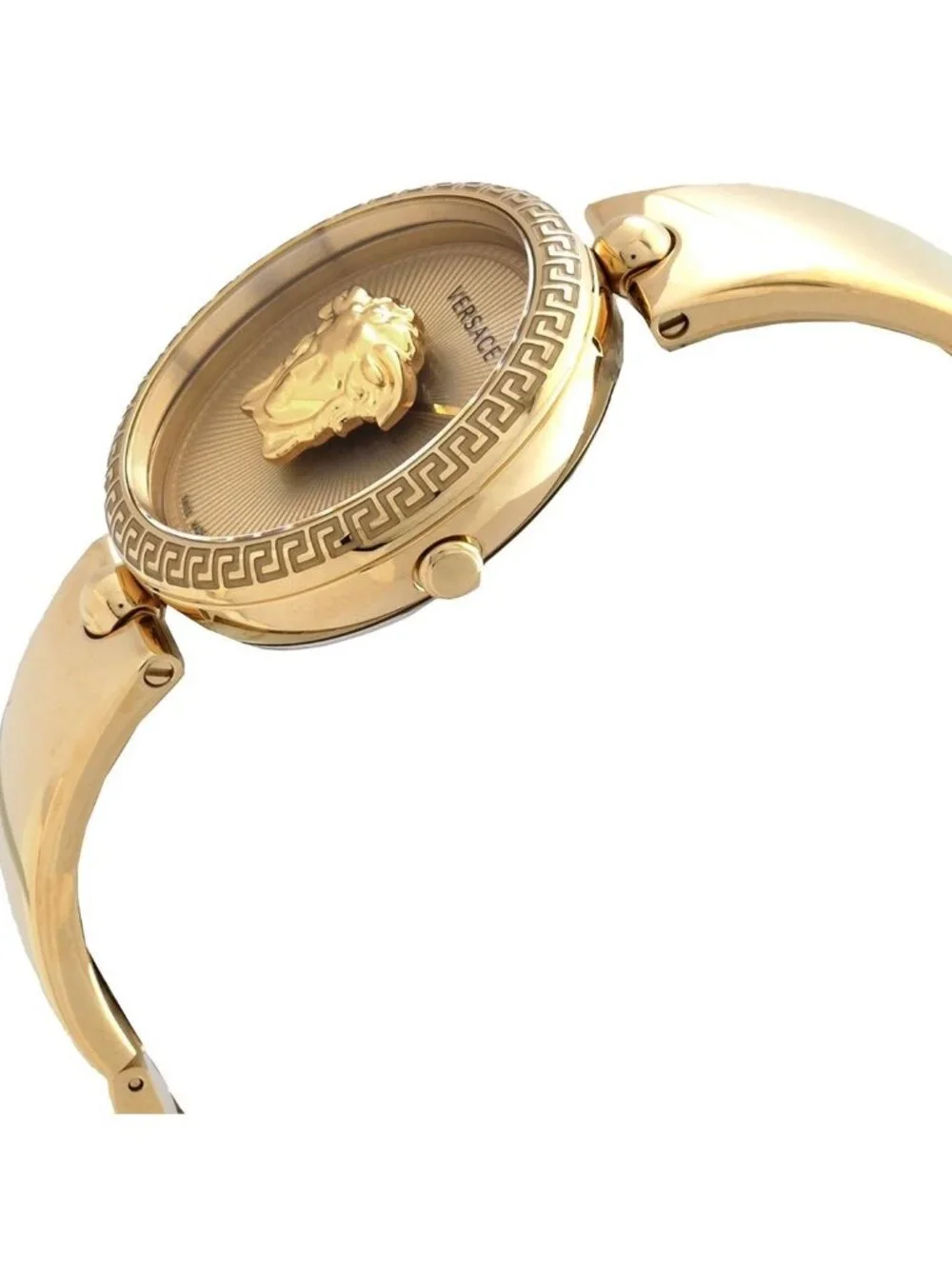 NWT Versace Palazzo Empire Quartz Gold Dial Ladies Watch